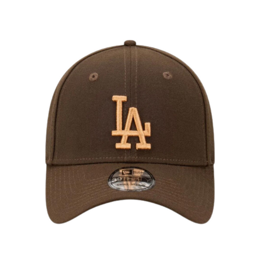 New Era Los Angeles Dodgers 39THIRTY Cap - Walnut/Wheat
