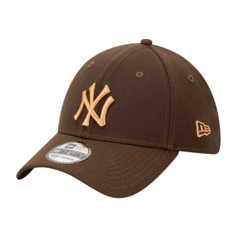 New Era New York Yankees 39THIRTY Cap Walnut Wheat Hats By The Hundred