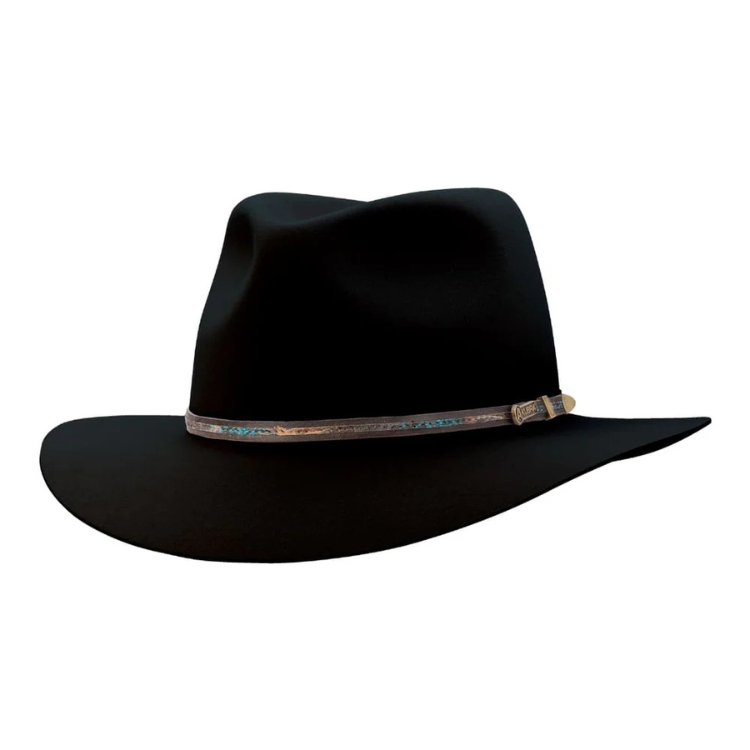 Akubra Leisure Time Black – Hats By The Hundred
