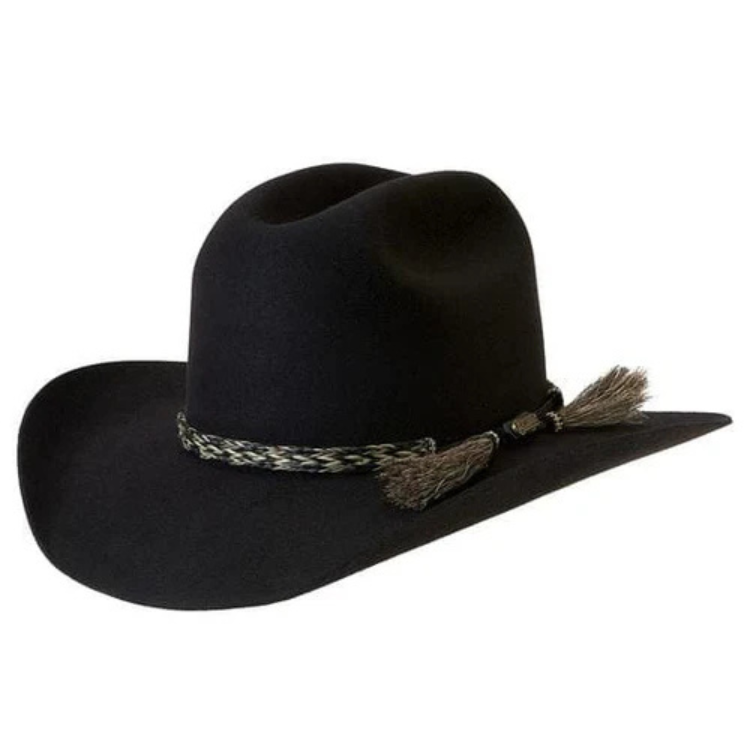 Akubra Rough Rider Black – Hats By The Hundred