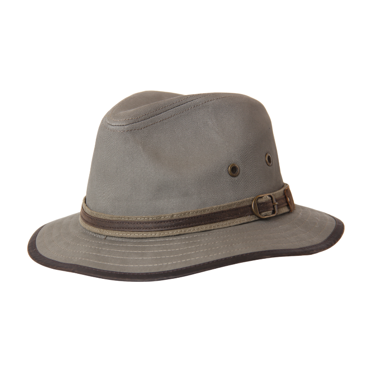 Scala Cotton Fedora Solid Safari - Khaki – Hats By The Hundred