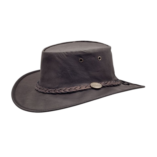 Barmah 1019BL Sundowner Kangaroo Hat - Black