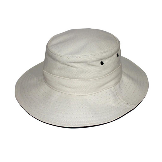 Cancer Council Alan Cricket Hat - Cream/Navy