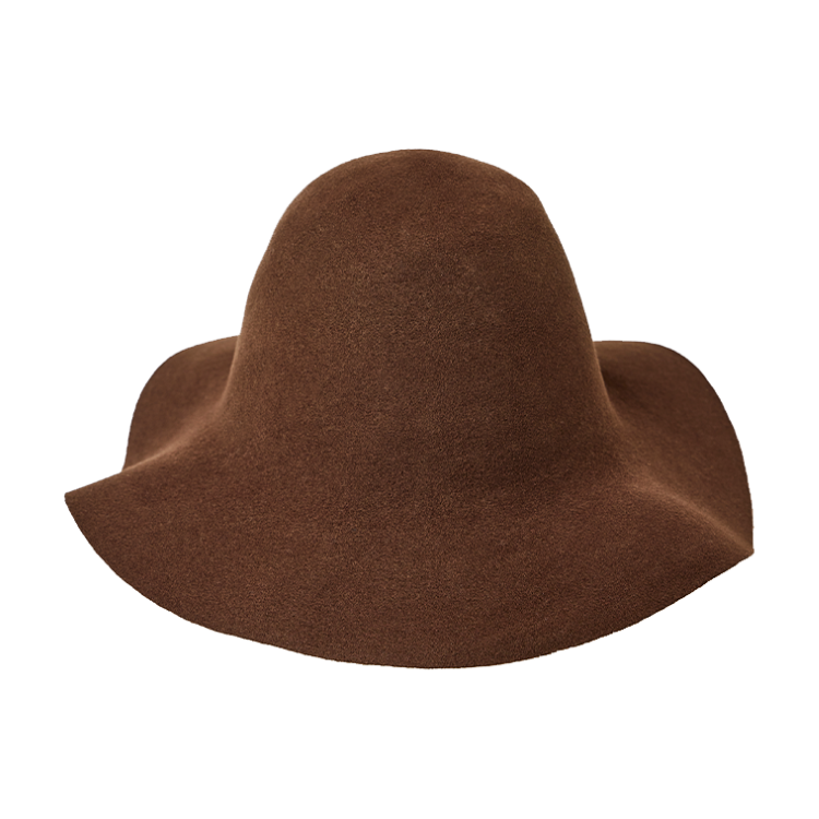 GC Hats Nomad Wool Felt Hood Hat Chocolate Hats By The Hundred
