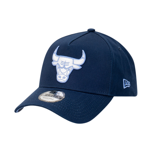 New Era Chicago Bulls 9FORTY A Frame Cap - Oceanside Blue/Copen Blue/White