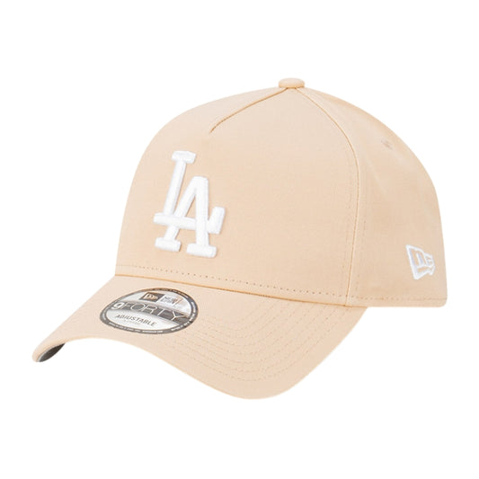 New Era Los Angeles Dodgers 9FORTY A Frame Cap - Oatmilk