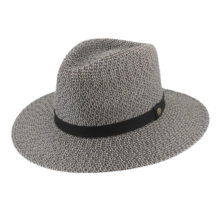 Cancer Council Outback Foldable Fedora Grey/Black – Hats By The
