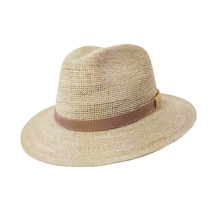 Raffia Natural Twist Fedora main image 1
