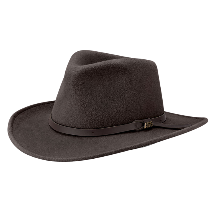 The Man From Snowy River - Craig Crushable Wool Felt - Chocolate