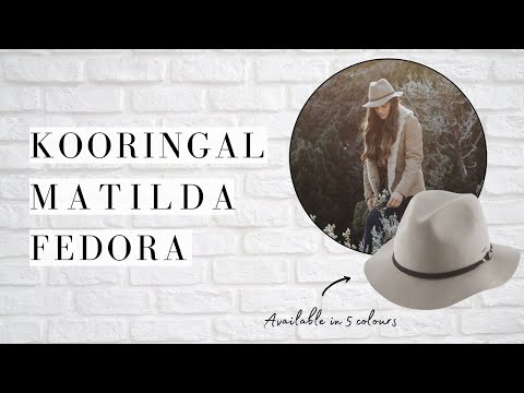 Kooringal Matilda Felt Hat - Grey