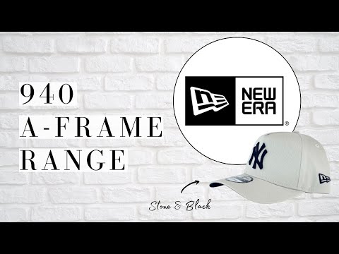 New Era Blank 9FORTY A Frame Cap - Wheat/Grey