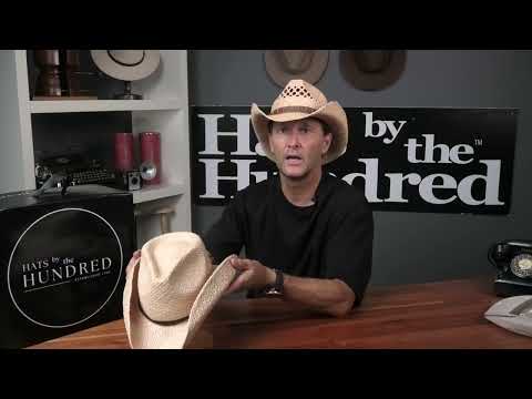 GC Hats Blaze Raffia Cowboy Hat - Natural