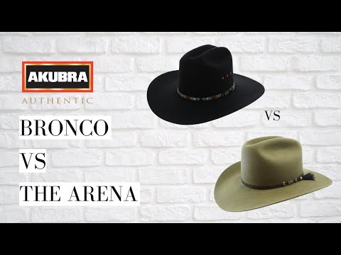 Akubra Bronco Hat - Black