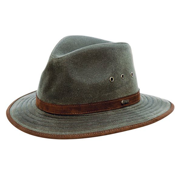 Outback Trading Co Madison River- Oil Skin- Tan – Hats By The