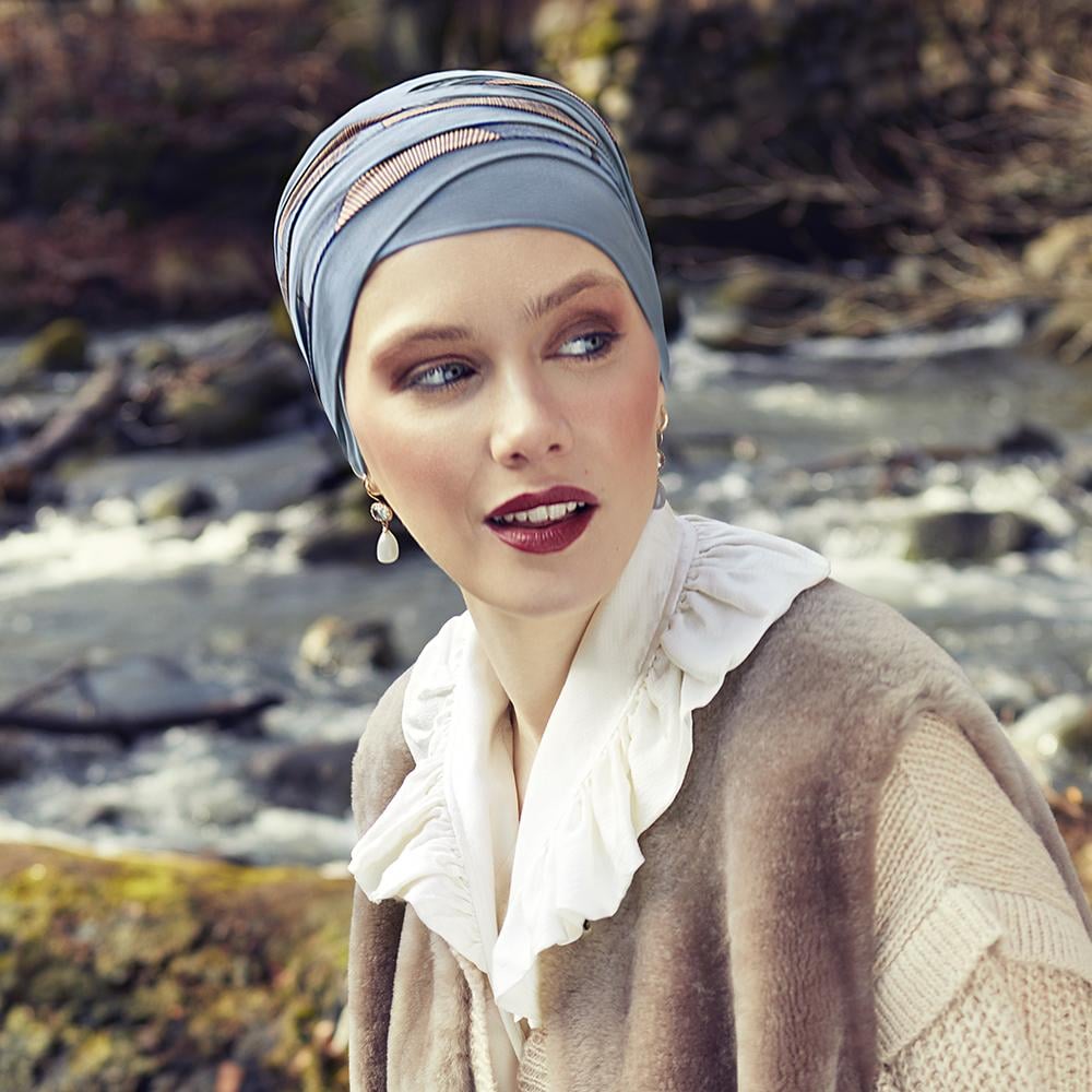 Sophie Chimiothérapie Turbante In Cotone Nero - Traclet T Riferimento - 5