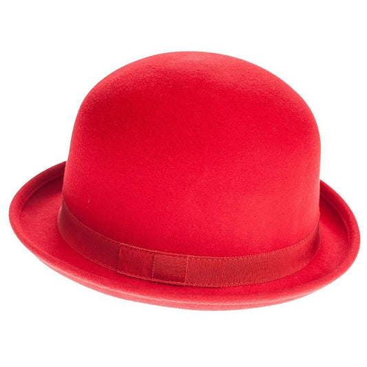 Melbourne Hats Bowler Hat - Red