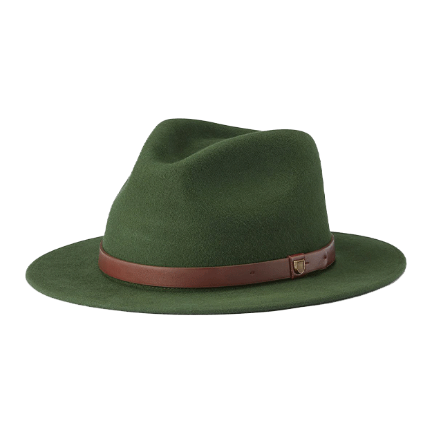 Brixton Messer Fedora - Moss – Hats By The Hundred display picture 2