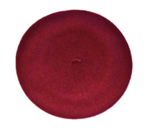 HW Collection Wool Beret - Red