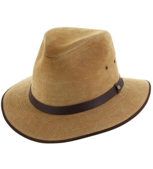 Kooringal Canungra Leather Drover Hat - Tan
