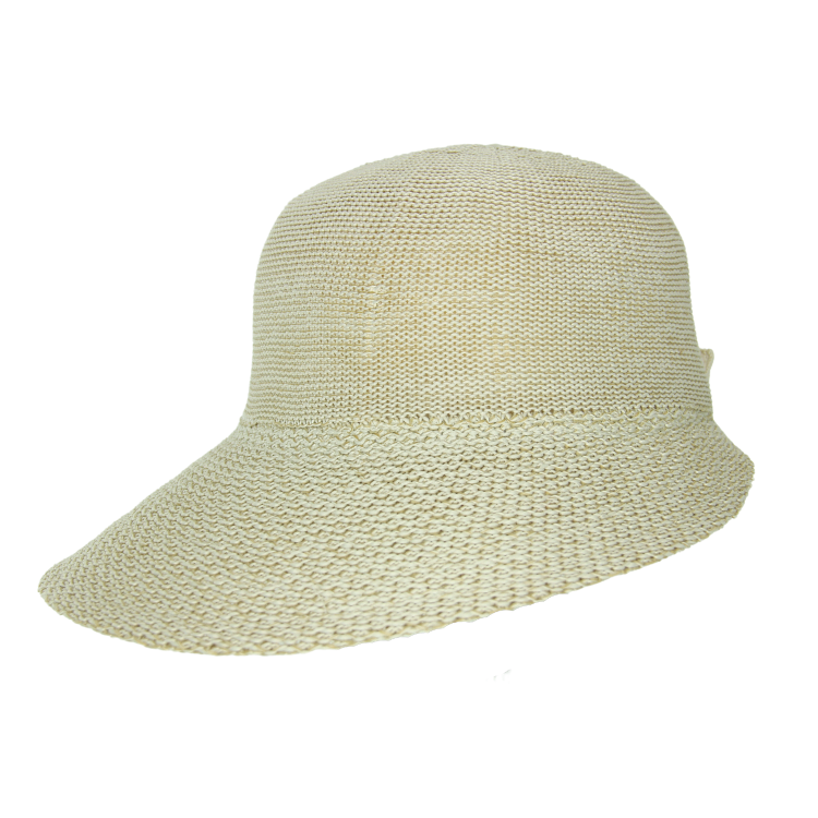 Cherry Red Polyester Knitted Golf Cap Beige Mix Hats By The