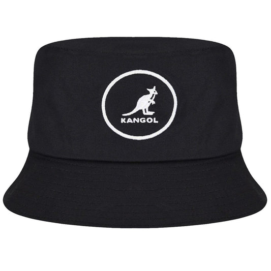 Kangol Cotton Bucket Hat - Black