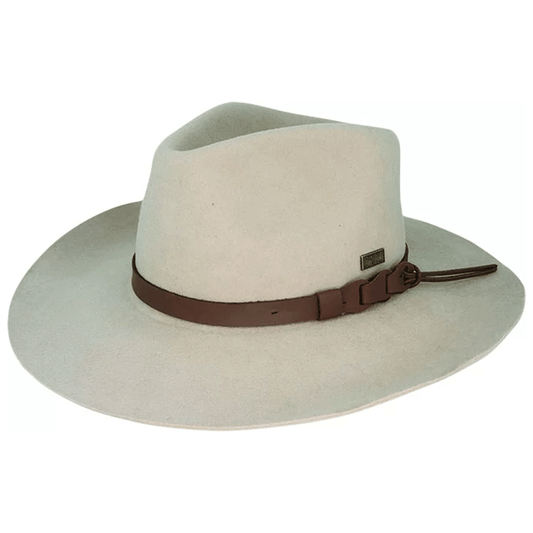 Flinders Stockman Wool Felt Outback Hat - Oat