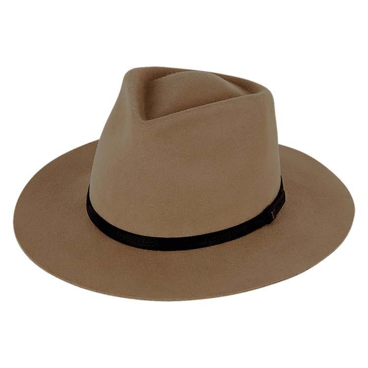 NEW KOORINGAL women\'s goodwin wide brim fedora hat in natural Goodwin Fedora - Carolina Hat Company main image 2