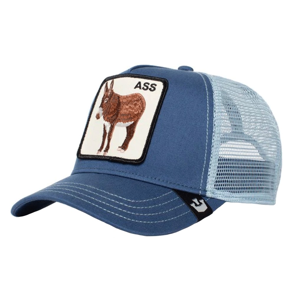 Goorin Brothers The Ass Trucker Blue – Hats By The Hundred
