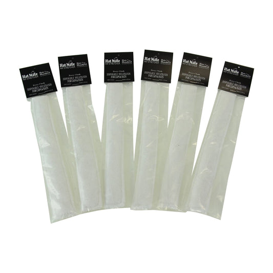 Hat Inserts Sweat Band Hat Reducer VALUE PACK (6) - White