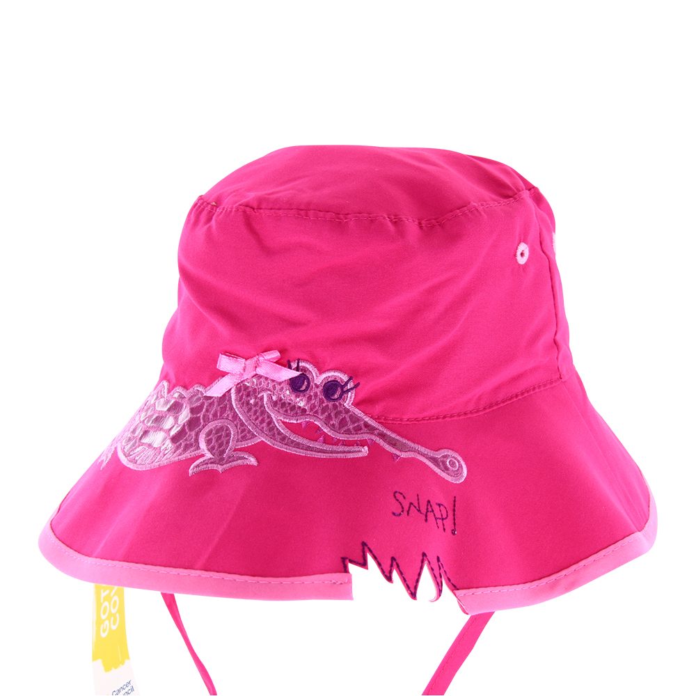 Cancer Council Girls Wide Brim Croc Hat- Pink – Hats By The Hundred