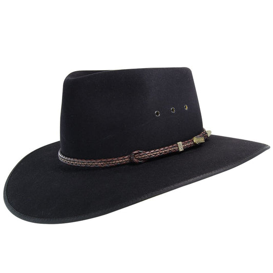 Akubra Cattleman Hat - Black