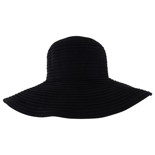 Cancer Council Scrunchie Travel Hat- Solid Black