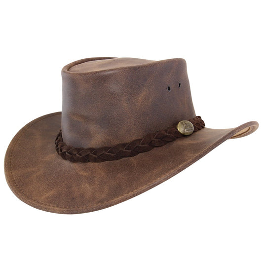 Jacaru Hats Explorer - Stonewash Brown