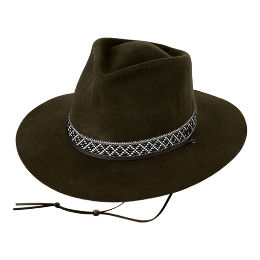 Kooringal Ladies Wide Brim Hat Phoenix - Olive