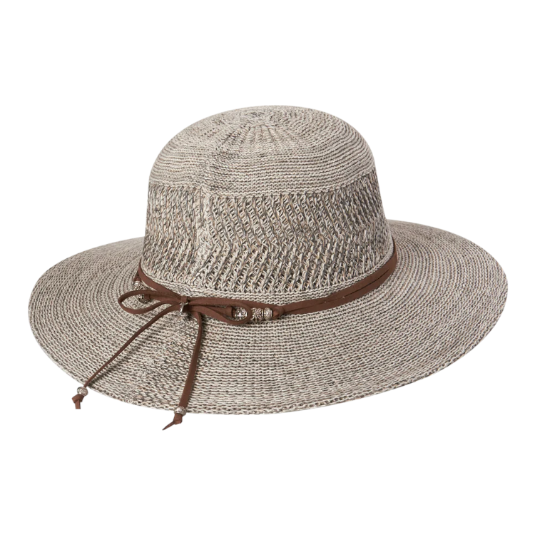Kooringal Ladies Wide Brim Scarlett Grey Marle Hats By The