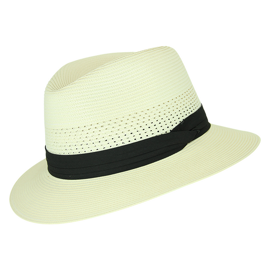 Melbourne Hats Safari Poly - White