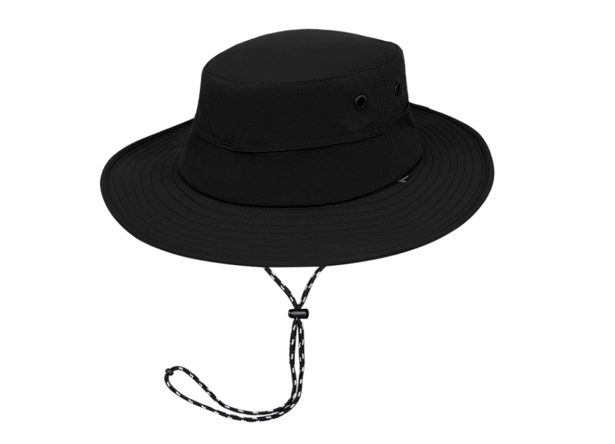 Kooringal Mens Mid Brim Overland Black Hats By The Hundred