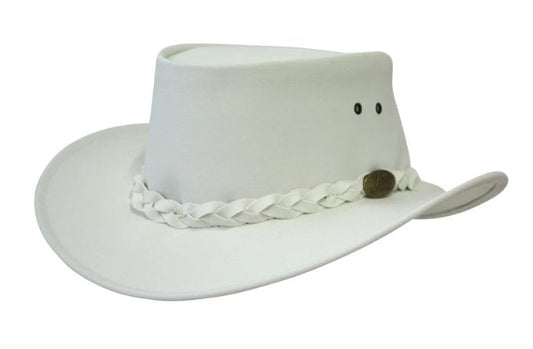 Jacaru Hats PU Ranger - White