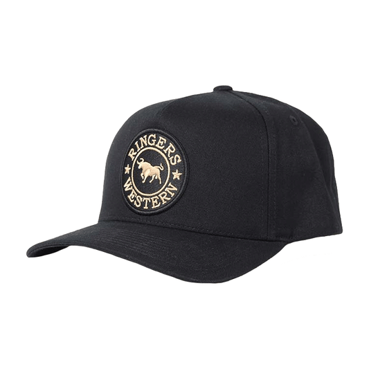 Ringers Western Grover Baseball Cap - Black/Clay