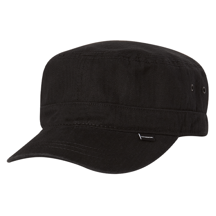 Kooringal Mens Mao Cap Ruben Black – Hats By The Hundred