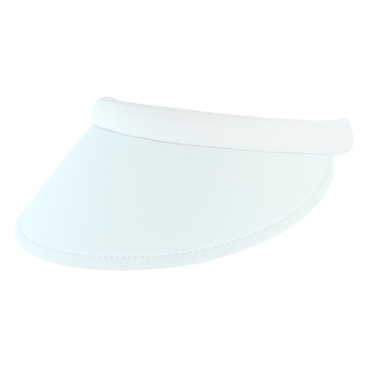 Rigon Ladies Resort Slip On Visor White Hats By The Hundred