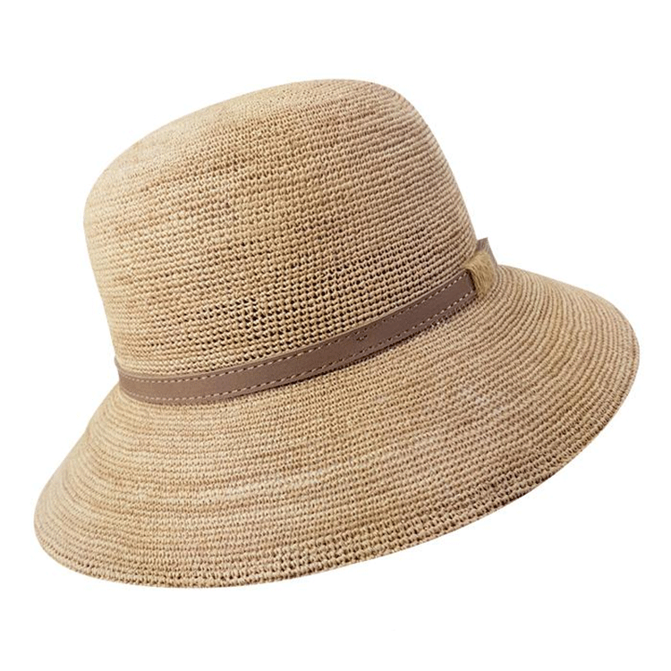 Raffia cloche hat sales