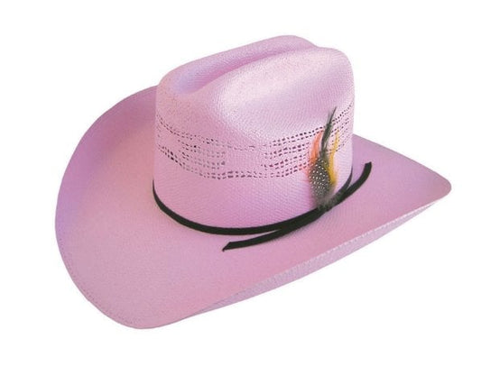 Wrangler Kids Boll Bangora Cowboy Hat - Pink