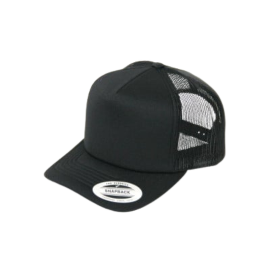 Flexfit Hi Crown Trucker - Black