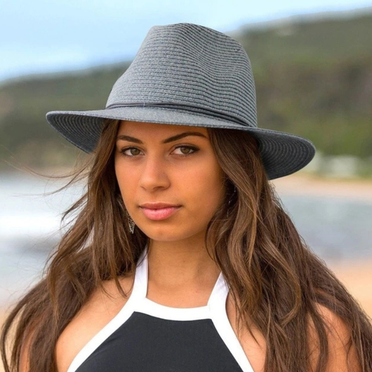 Before Dark Ladies Avoca Fedora - Pacific Blue