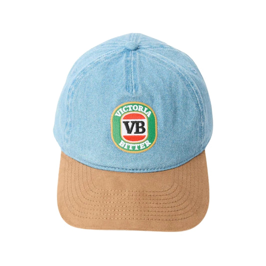 American Needle Victoria Bitter Retro Dad Cap - Denim/Suede