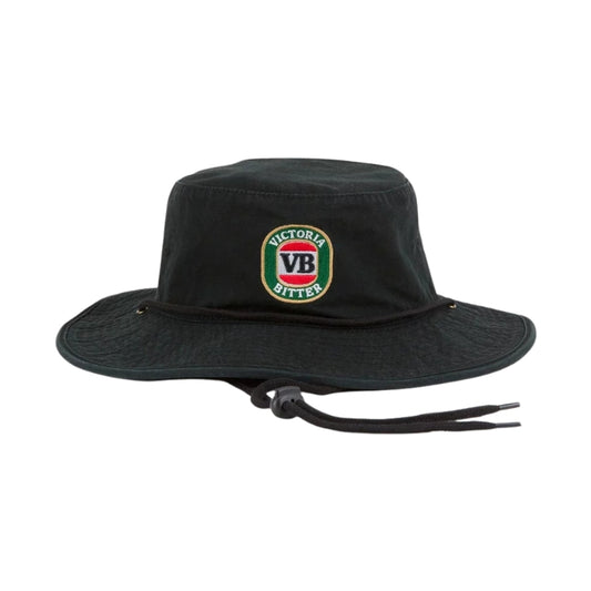 American Needle Victoria Bitter Logo Wide Brim Bucket - Black