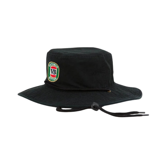American Needle Victoria Bitter Logo Wide Brim Bucket - Black