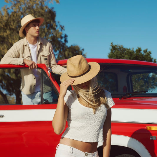 28 Eastern Zephyr Straw Hat - Tan