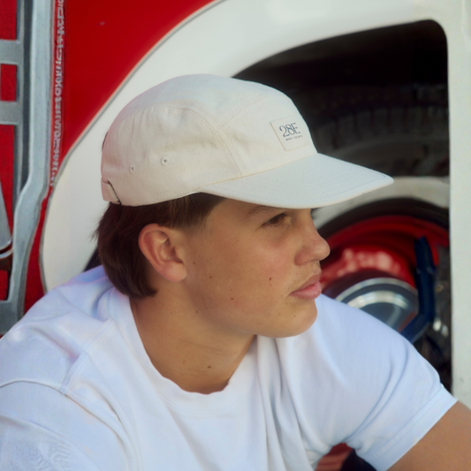 28 Eastern Currumbin 5 Panel Cap - Cream